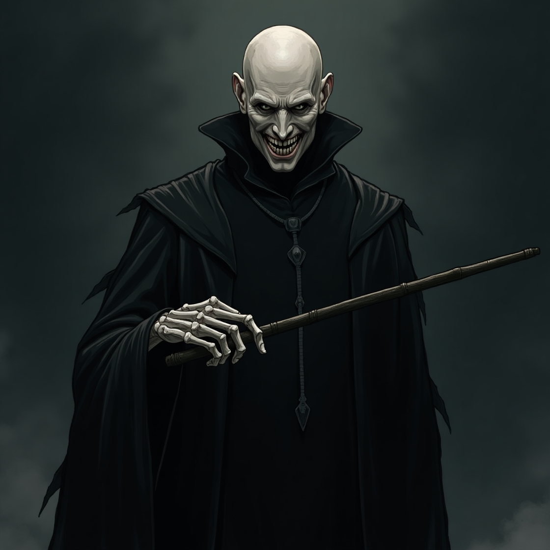 Lord Voldemort em forma de desenho
